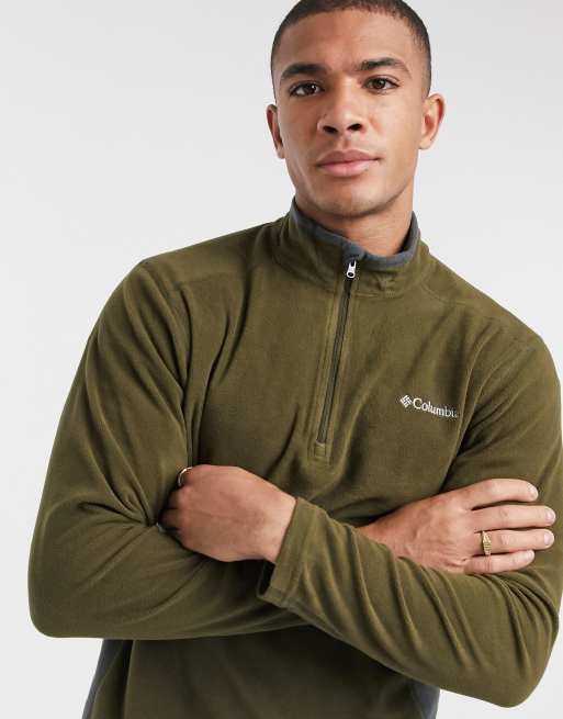 Columbia quarter cheap zip fleece mens