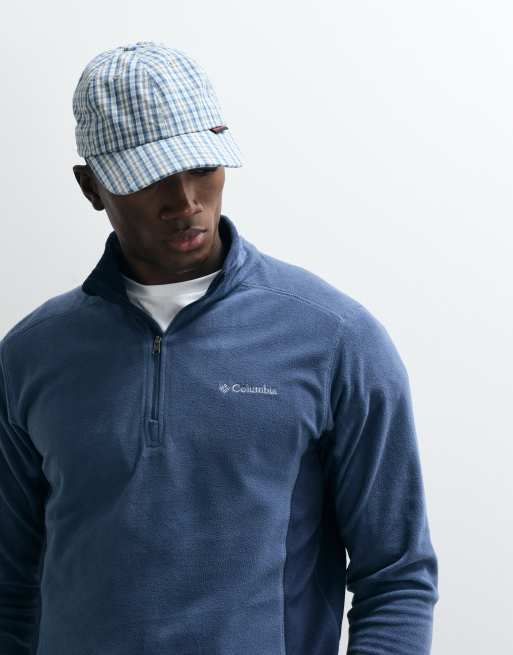 Columbia – Klamath Range II – Fleece in Blau mit kurzem Reißverschluss, 4 von 5