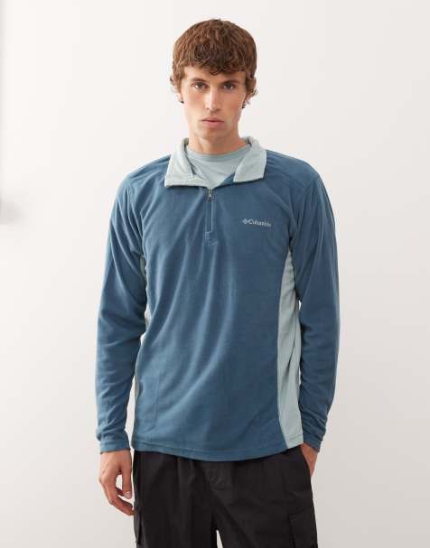 Columbia – Klamath Range II – Fleece in Blau mit kurzem Reißverschluss - view 1