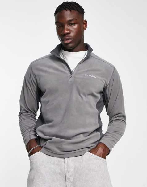 Columbia - Klamath Range II - Fleece met halve rits in grijs - view 1