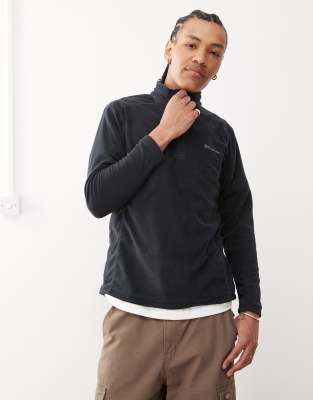 Klamath Range II - Fleecejacke mit kurzem Reißverschluss in Schwarz Schwarz XL