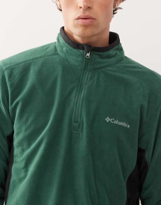 Columbia - Klamath Range II - Grøn fleece med halv lynlås, 5 af 5
