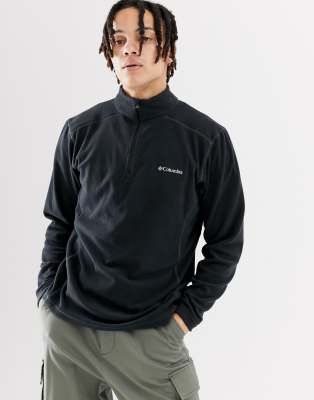 columbia klamath range ii half zip fleece in black
