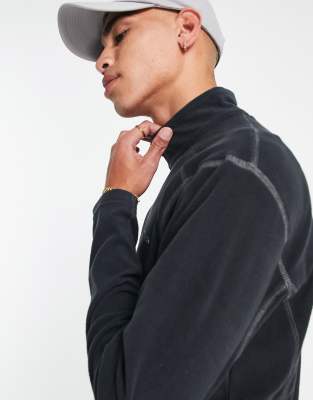 columbia klamath range ii half zip fleece in black