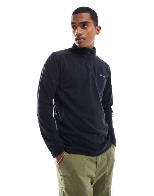 Columbia klamath range ii half zip fleece in black sale