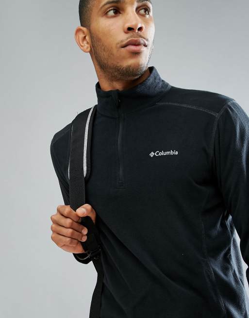 Columbia klamath range ii half zip fleece in outlet black