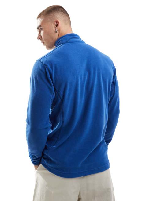 Columbia Klamath Range II half zip fleece in blue, 2 of 4