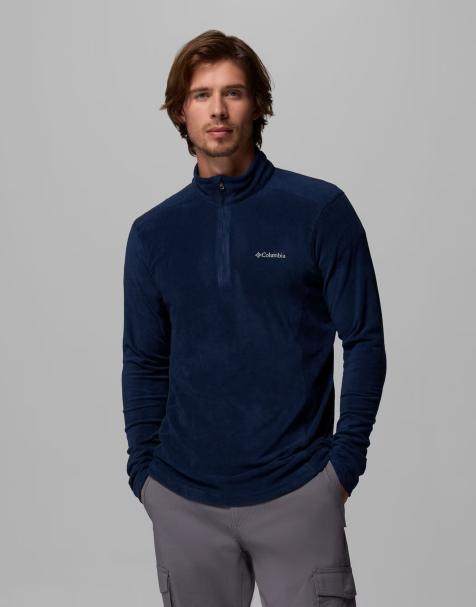 Columbia Klamath range ii half zip fleece in blue - view 1