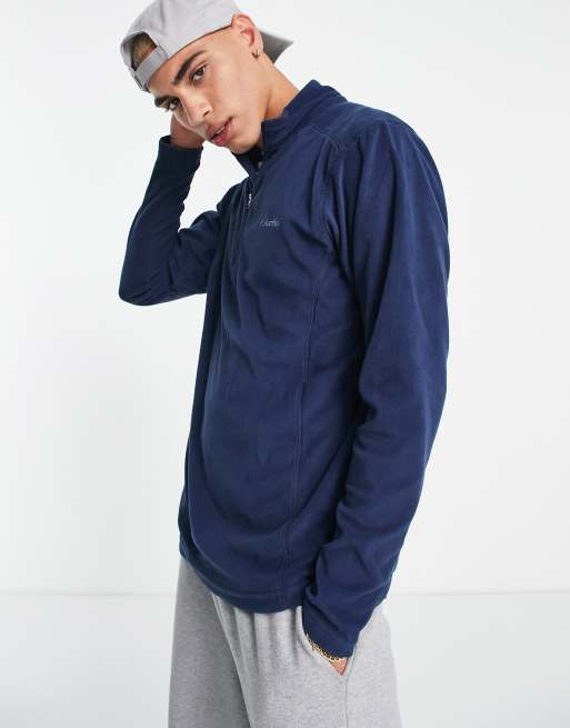 Columbia Klamath Range II half zip fleece in navy