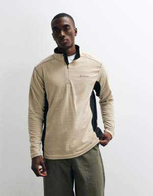 Columbia Klamath Range II half zip fleece in stone