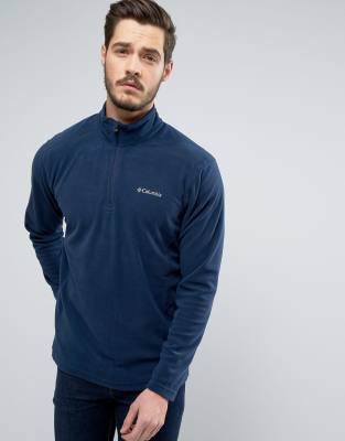 Columbia Klamath Range II Sweatshirt Half Zip Fleece in Navy