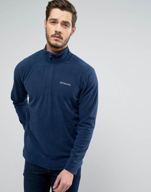 Columbia navy half zip sweatshirt new arrivals