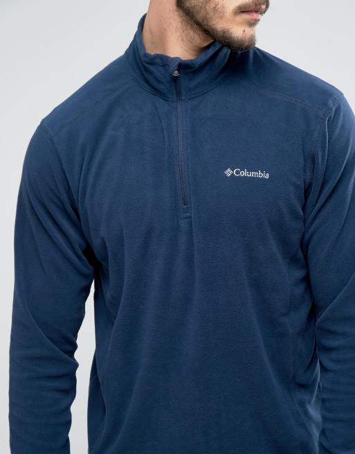 Columbia Klamath Range II Sweatshirt Half Zip Fleece in Navy