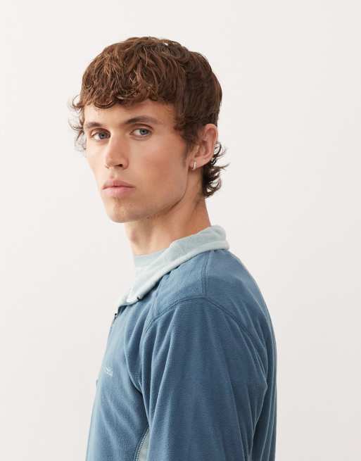 Columbia - Klamath reeks II Fleece met korte rits in blauw, 4 van 5