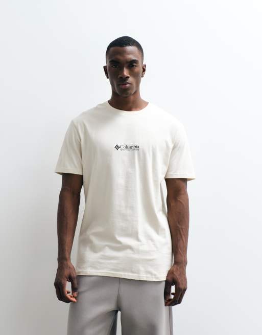 Columbia – Knoll Canyon – T-Shirt in Kreideweiß mit Grafik, 5 von 5