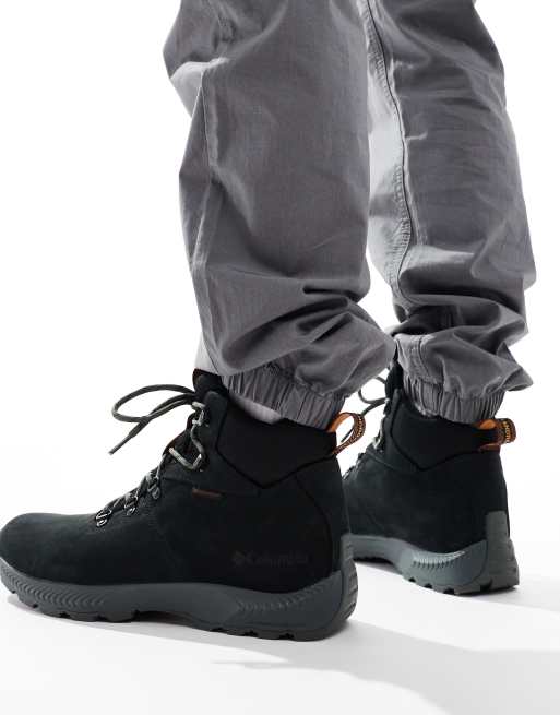 Columbia - Landroamer Explorer WP - Scarponcini da trekking neri in nabuk impermeabile, 4 di 4