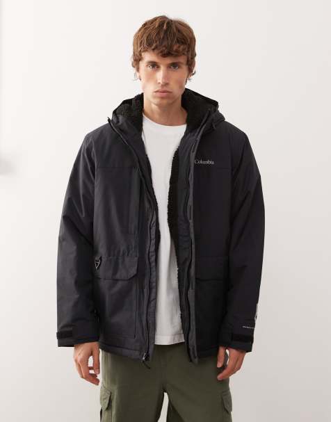 Columbia Landroamer sherpa lined jacket in black - view 1