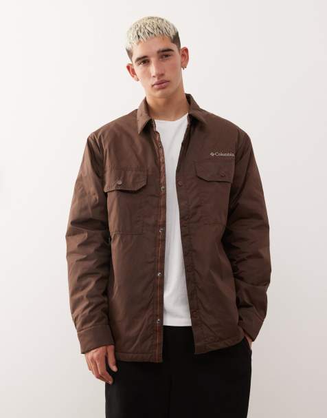 Columbia Landroamer shirt jacket in brown - view 1