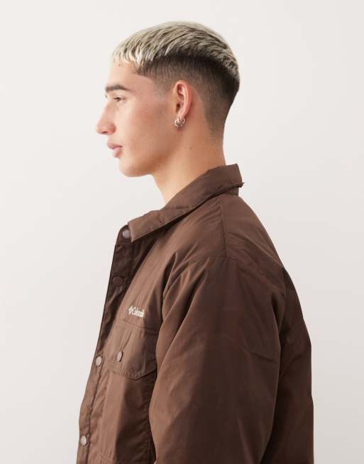 Columbia Landroamer shirt jacket in brown, 4 of 5