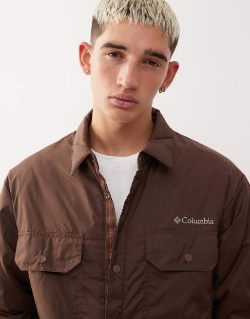 Columbia Landroamer shirt jacket in brown, 5 of 5