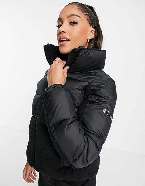 Women S Puffer Jackets Long, Black Womens Puffer Coat With Hood