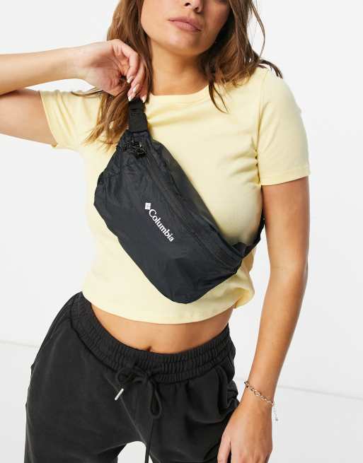 Columbia lightweight packable fanny pack in black ASOS