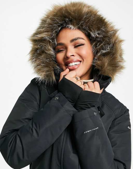 Columbia Little Si insulated parka jacket in black