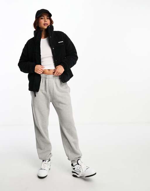 Columbia - Lodge Baffled - Sort jakke i imiteret lammeskind - Kun hos ASOS, 3 af 4