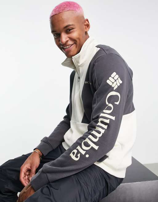 Columbia zip clearance sweatshirt