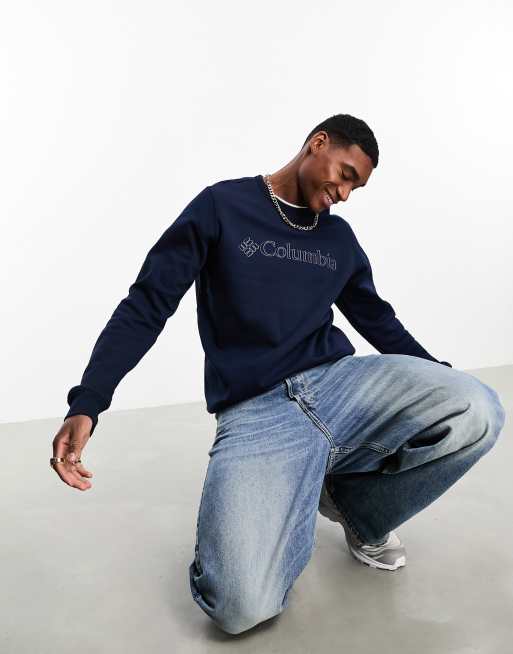 Columbia crew cheap neck sweatshirt