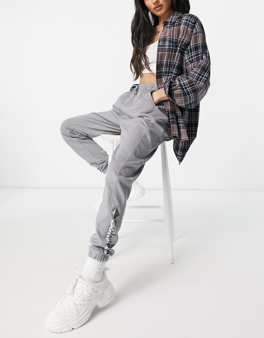 Columbia Logo French Terry joggers in grey - Asos UK | StyleSearch