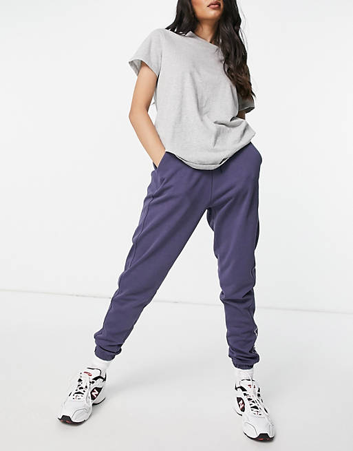 Columbia Logo French Terry sweatpants in navy | ASOS