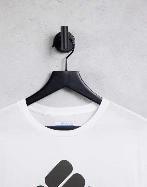 Columbia – Logo Trek – Biały T-shirt z nadrukiem, 4 z 4
