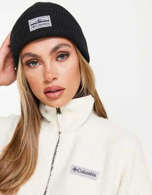 Columbia Lost Lager beanie in black | ASOS