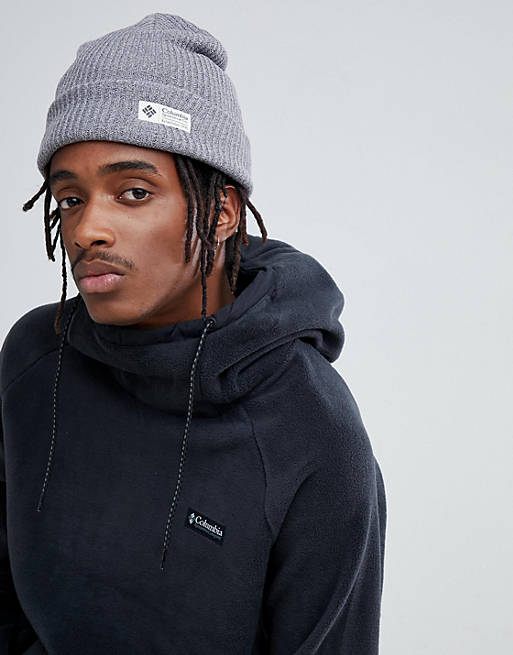 Columbia Lost Lager Beanie in Gray | ASOS