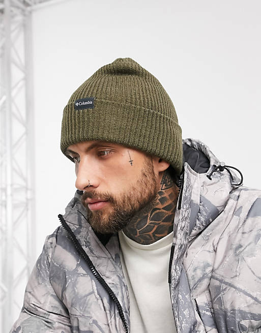 Columbia Lost Lager beanie in green | ASOS