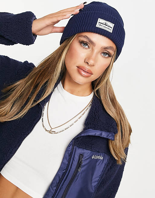Columbia Lost Lager beanie in navy | ASOS