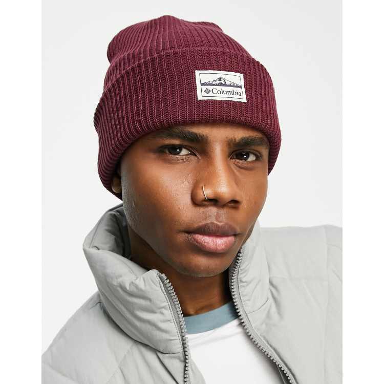 Columbia Lost Lager II beanie in burgundy | ASOS