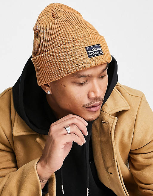  Caps & Hats/Columbia Lost Lager II beanie in gold 