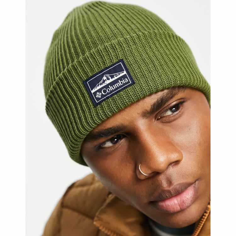 | beanie II green in Lost Lager Columbia ASOS