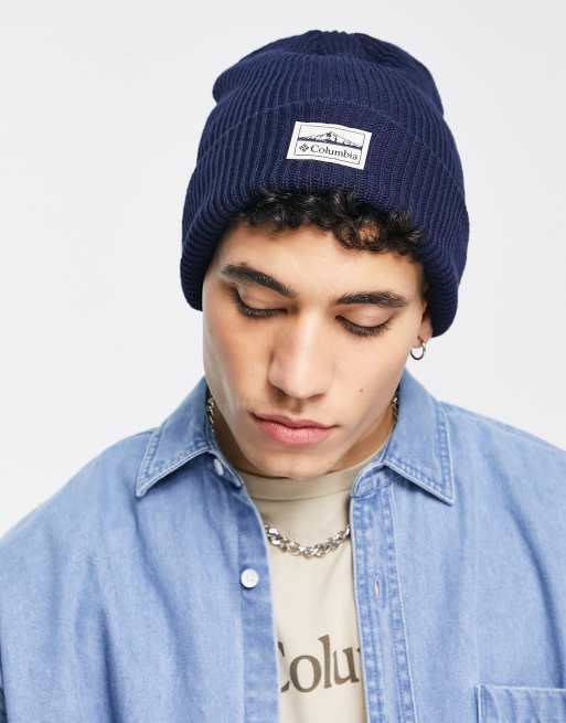 Lost II ASOS in Lager navy beanie Columbia |