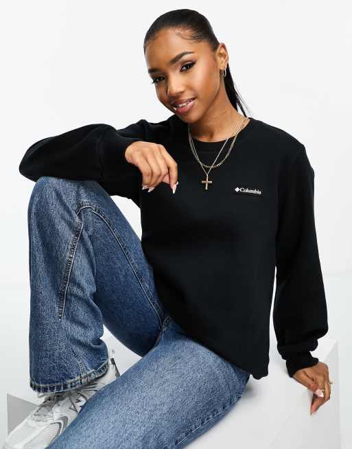 Columbia – Marble Canyon – Sweatshirt in Schwarz mit Rundhalsausschnitt