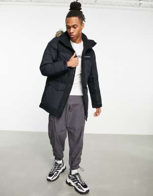 Columbia Marquam Peak Fusion parka jacket in black - ASOS Price Checker