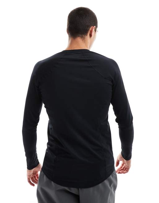 Columbia Midweight stretch long sleeve ski baselayer top in black