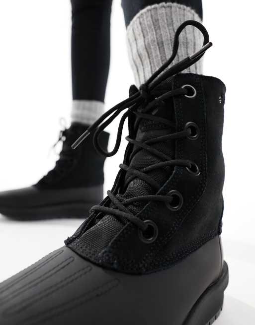 Black sperry snow boots new arrivals