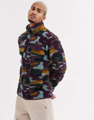 columbia camouflage fleece