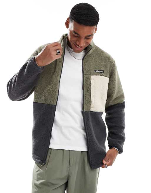 Columbia – Mountainside – Gruby polar w kolorze zielonym