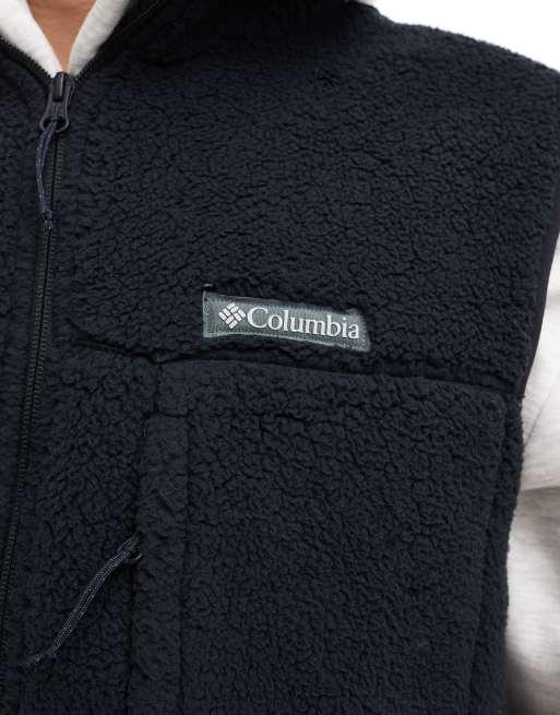 Columbia mountain side store heavyweight fleece vest