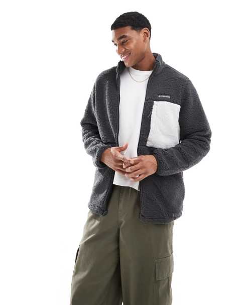 Columbia Mountainside heavyweight fleece in grey - view 1