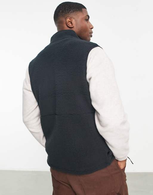 Heavyweight store fleece vest